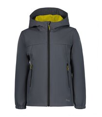 Icepeak детская софтшелл- куртка Kline 51897-4*270, серый/салатовый 6438549510096 цена и информация | Куртки для мальчиков | pigu.lt