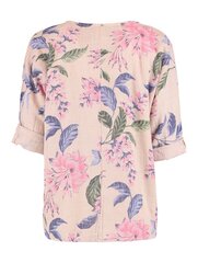 Zabaione женская блузка VANESSA PL*01, бежевый/розовый 4068696120194 цена и информация | Женские блузки, рубашки | pigu.lt