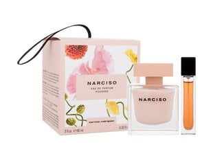 Набор Narciso Rodriguez Ladies Poudre для женщин: парфюмированная вода EDP, 90 мл + спрей, 10 мл цена и информация | Женские духи | pigu.lt