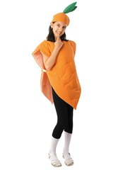 Morkos kostiumas, oranžinis kaina ir informacija | Karnavaliniai kostiumai | pigu.lt