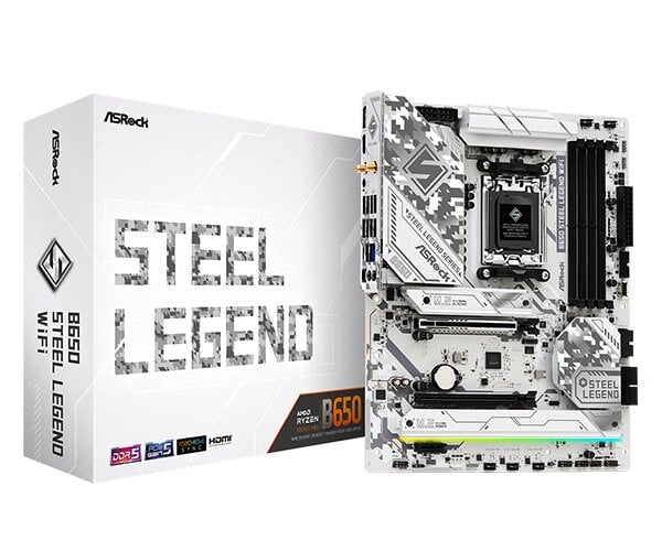 ASRock B650 Steel Legend WiFi kaina ir informacija | Pagrindinės plokštės | pigu.lt