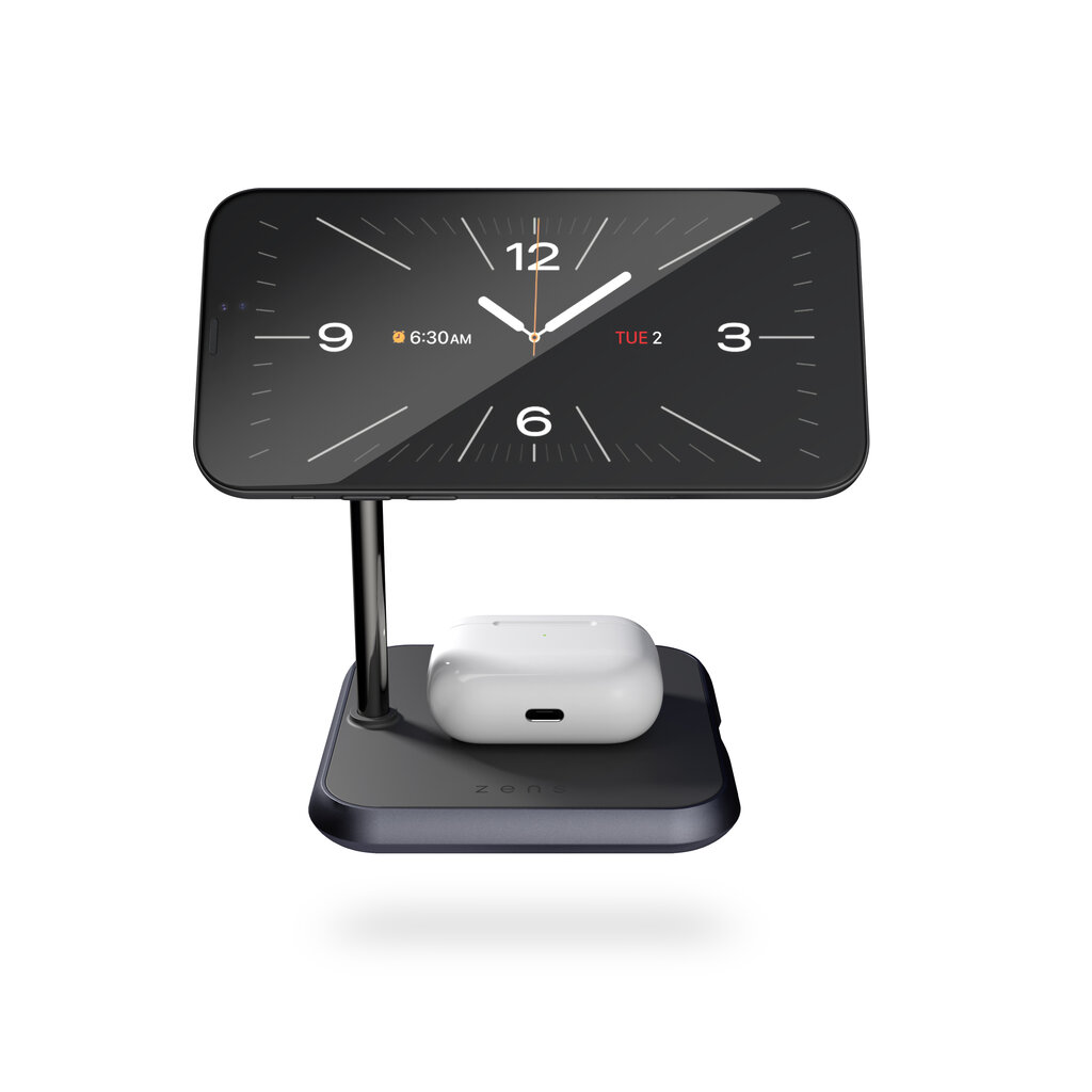 Zens 3-in-1 Magnetic Wireless Charger ZEDC19B/00 kaina ir informacija | Krovikliai telefonams | pigu.lt