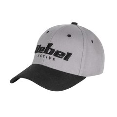 Beisbolo kepuraitė - Rebel Active, pilkai juoda, S dydžio LPRBA-7001-LG-S kaina ir informacija | Kepurės moterims | pigu.lt