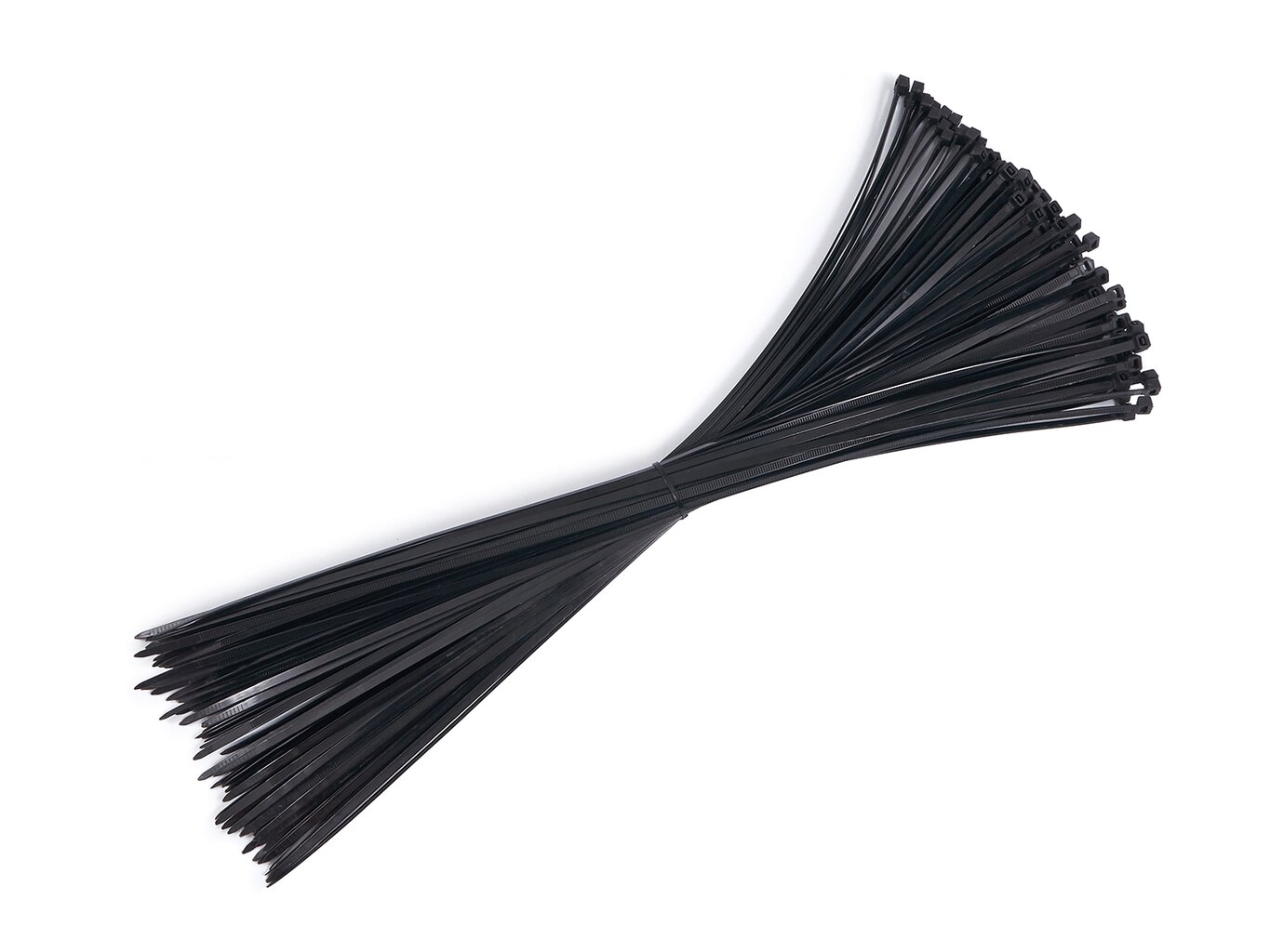 Kabelio kaklaraištis 4.6x500mm - juodas - 100vnt. kaina ir informacija | Tvirtinimo detalės | pigu.lt