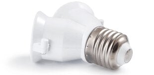 LED lemputės adapteris - adapteris iš E27 lizdo į dvigubą E27 lizdą kaina ir informacija | IdeaLed Santechnika, remontas, šildymas | pigu.lt