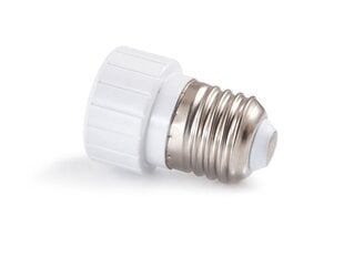Адаптер для светодиодных ламп - переходник с цоколя E27 на цоколь GU10 цена и информация | Выключатели, розетки | pigu.lt