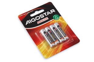 Алкалиновые батарейки LR03 AAA 1,5V - 4шт. цена и информация | Батарейки | pigu.lt