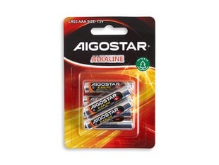 Алкалиновые батарейки LR03 AAA 1,5V - 6шт. цена и информация | Батарейки | pigu.lt