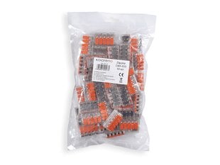 CMK-635 greito montavimo jungtis - 5x 0,2-4,0 mm² - 50 vnt. kaina ir informacija | Tekstiliniai kabeliai ir elektros kaladėlės | pigu.lt