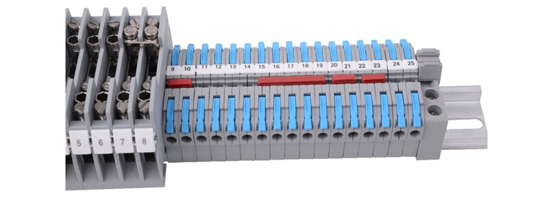 CMK-420-2 kištukinis tiltelis - 2 bėgių - CMK-420 greitajai jungčiai - 50 vnt. цена и информация | Tekstiliniai kabeliai ir elektros kaladėlės | pigu.lt