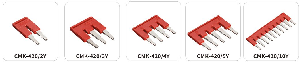 CMK-420-2 kištukinis tiltelis - 2 bėgių - CMK-420 greitajai jungčiai - 50 vnt. kaina ir informacija | Tekstiliniai kabeliai ir elektros kaladėlės | pigu.lt