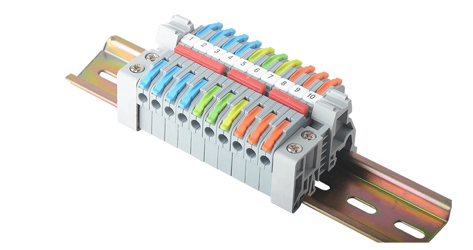 CMK-420-2 kištukinis tiltelis - 2 bėgių - CMK-420 greitajai jungčiai - 50 vnt. цена и информация | Tekstiliniai kabeliai ir elektros kaladėlės | pigu.lt