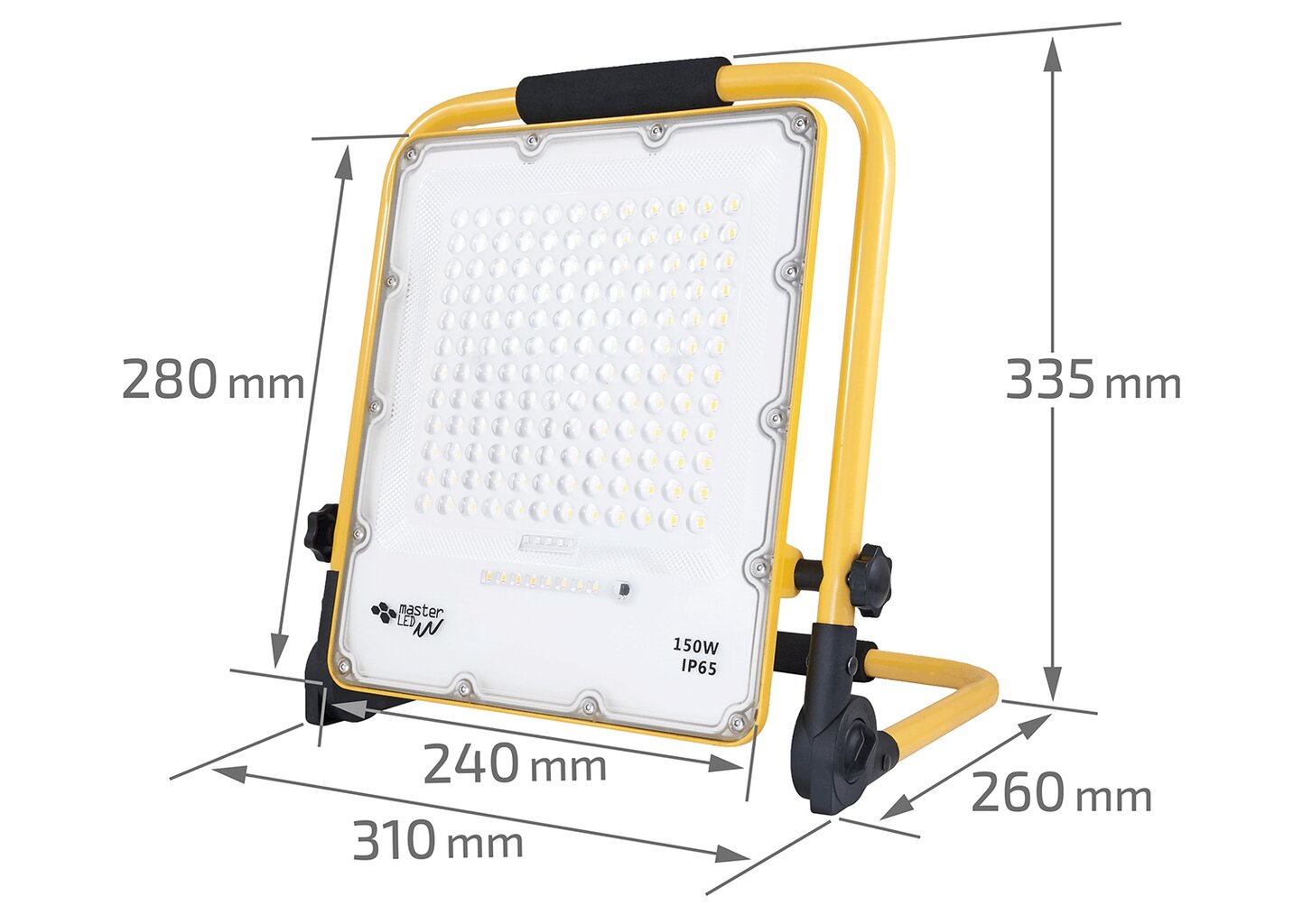 Prožektorius, LED Siga nešiojamas halogeninis 150W 20AH, neutralios baltos spalvos (4500K) цена и информация | Žibintuvėliai, prožektoriai | pigu.lt