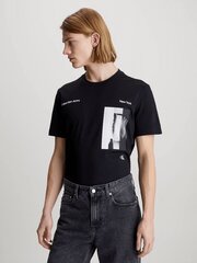 Футболка CALVIN KLEIN JEANS Serenity Multi Graphic Black J30J325930BEH 560077917 цена и информация | Мужские футболки | pigu.lt