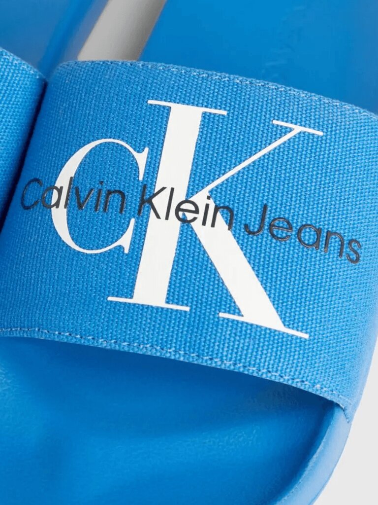 Šlepetės vyrams Calvin Klein Jeans, mėlynos цена и информация | Vyriškos šlepetės, basutės | pigu.lt