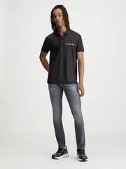 Polo marškinėliai vyrams Calvin Klein Jeans, juodi kaina ir informacija | Vyriški marškinėliai | pigu.lt