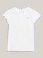 Marškinėliai mergaitėms Tommy Hilfiger, balti kaina ir informacija | Marškinėliai mergaitėms | pigu.lt