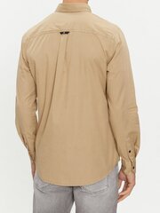 Marškiniai vyrams Calvin Klein Jeans, smėlio spalvos kaina ir informacija | Vyriški marškiniai | pigu.lt