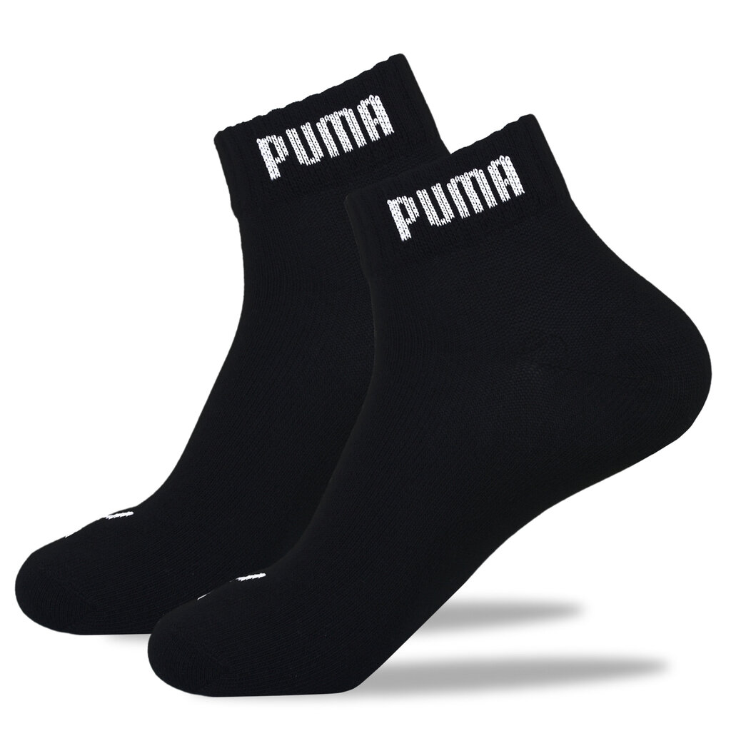 Kojinės unisex Puma, juodos, 9 poros kaina ir informacija | Vyriškos kojinės | pigu.lt