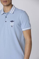 Polo marškinėliai vyrams 54384-6, mėlyni kaina ir informacija | Vyriški marškinėliai | pigu.lt