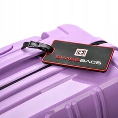 Mažas lagaminas SwissBags, S, violetinis цена и информация | Чемоданы, дорожные сумки  | pigu.lt