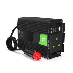 Green Cell Power Inverter 24V to 230V 150W|300W Modified sine wave UK PLUG kaina ir informacija | Įtampos keitikliai | pigu.lt