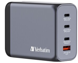 Lādētājs Verbatim Wall Charger 200W Grey цена и информация | Зарядные устройства для телефонов | pigu.lt