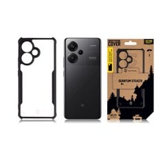 Tactical Quantum Stealth Cover for Xiaomi Redmi Note 13 Pro+ 5G Clear|Black цена и информация | Чехлы для телефонов | pigu.lt