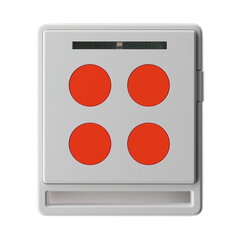 Пульт дистанционного управления ECCO5WO белый/оранжевый для операторов "Nice Home" и "Mhouse" цена и информация | Автоматика и аксессуары для ворот | pigu.lt