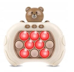 Электронная антистрессовая аркадная игра Pop It - Teddy Bear цена и информация | Развивающие игрушки | pigu.lt