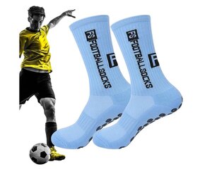 Futbolo kojinės Anti-slip FS, mėlynos kaina ir informacija | Futbolo apranga ir kitos prekės | pigu.lt