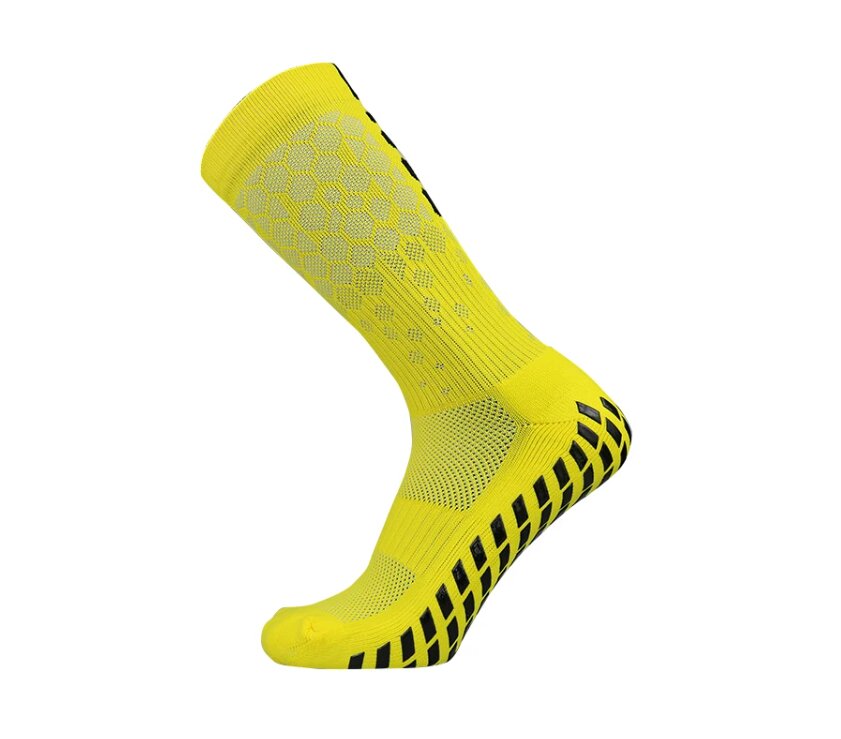Futbolo kojinės Anti-slip FG, geltonos цена и информация | Futbolo apranga ir kitos prekės | pigu.lt