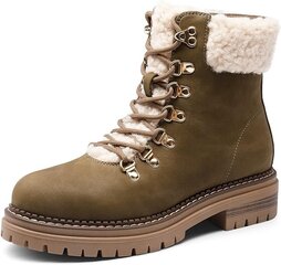 Женские зимние ботинки Dream Pairs, зеленые цена и информация | Женские ботинки | pigu.lt