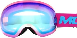 Slidinėjimo akiniai Moter Ski, rožiniai/mėlyni kaina ir informacija | Slidinėjimo akiniai | pigu.lt