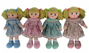 Minkšta lėlė 40 cm L0288 kaina ir informacija | Žaislai mergaitėms | pigu.lt