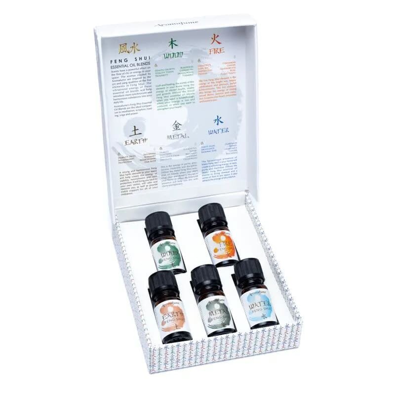 Eterinių aliejų mišinių rinkinys Feng Shui, Aromafume, 5 x 10 ml kaina ir informacija | Eteriniai, kosmetiniai aliejai, hidrolatai | pigu.lt