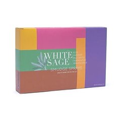 Purškiamų namų kvapų rinkinys White Sage Smudge, Aromafume, 6 x 50 ml kaina ir informacija | Namų kvapai | pigu.lt