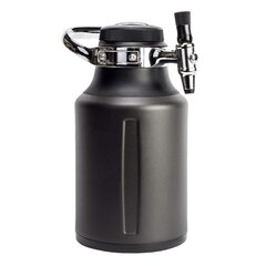 GrowlerWerks uKeg™ slėgio bakas, 1.9 L, juodas kaina ir informacija | Virtuvės įrankiai | pigu.lt