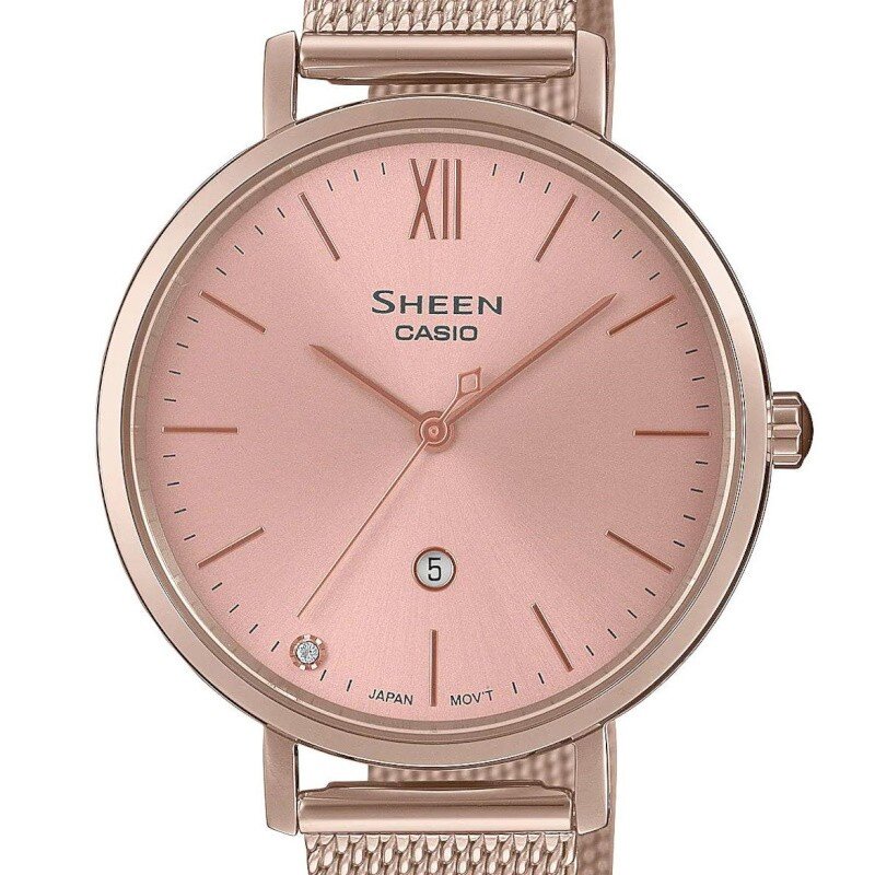Casio Sheen SHE-4539CM-4AUER SHE-4539CM-4AUER kaina ir informacija | Moteriški laikrodžiai | pigu.lt