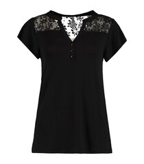 Hailys женская футболка HELENA TS*01, черный 4067218898511 цена и информация | Женские футболки | pigu.lt
