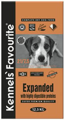 Kennels Favourite Expanded Dog visų veislių šunims, 12,5 kg kaina ir informacija | Sausas maistas šunims | pigu.lt