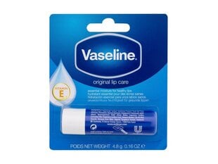 Lūpų balzamas Vaseline Original Lip Care, 4.8 g цена и информация | Помады, бальзамы, блеск для губ | pigu.lt