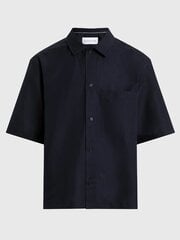 Льняная рубашка CALVIN KLEIN JEANS Linen Black J30J325173BEH 560077742 цена и информация | Мужские рубашки | pigu.lt