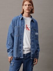 Marškiniai vyrams Calvin Klein Jeans, mėlyni kaina ir informacija | Vyriški marškiniai | pigu.lt