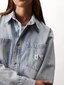 Marškiniai moterims Calvin Klein Jeans, mėlyni цена и информация | Palaidinės, marškiniai moterims | pigu.lt