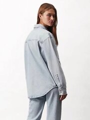 Marškiniai moterims Calvin Klein Jeans, mėlyni kaina ir informacija | Palaidinės, marškiniai moterims | pigu.lt