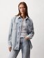 Marškiniai moterims Calvin Klein Jeans, mėlyni kaina ir informacija | Palaidinės, marškiniai moterims | pigu.lt