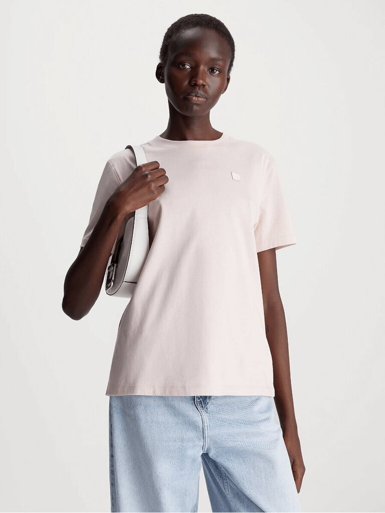 Marškinėliai vyrams Calvin Klein Jeans, rožiniai kaina ir informacija | Marškinėliai moterims | pigu.lt