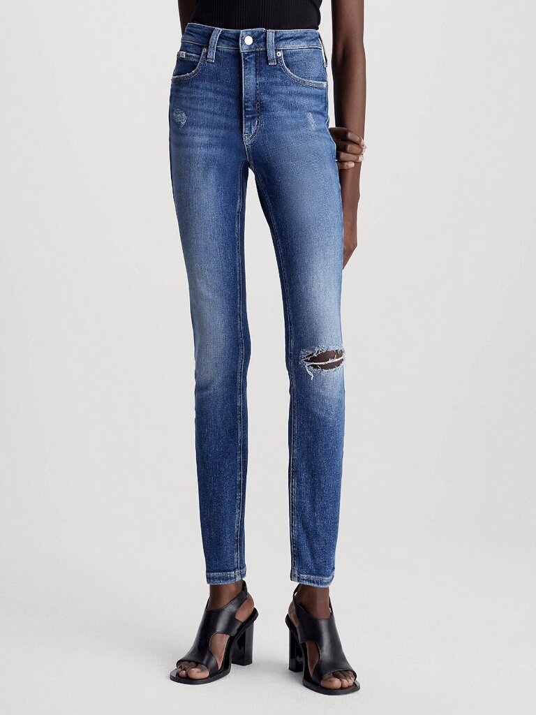 Džinsai moterims Calvin Klein Jeans, mėlyni цена и информация | Džinsai moterims | pigu.lt