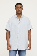 Marškiniai vyrams S527 BG, mėlyni kaina ir informacija | Vyriški marškiniai | pigu.lt